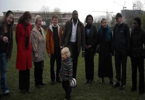 David Lammy MP on visit to Park